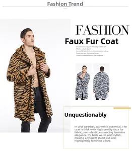 Macro detail of the thick faux fur texture and realistic tiger stripe pattern on the coat