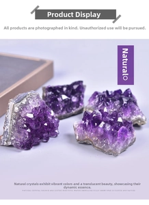 Macro detail of natural Uruguay amethyst clusters showing raw purple crystal textures