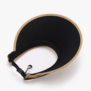 Stylish wide brim sun visor for women with UV protection for outdoor summer riding