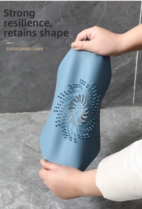 Copertura in silicone flessibile per scarico con elevata elasticità e filtro capelli