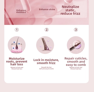 Grafica dell'idratazione dei capelli e tecnologia ionica per asciugacapelli portatile bimbo