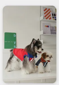 Macro detail of windproof pet vests featuring sleeveless design for easy movement