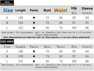 Detailed size guide table for slim fit pleated maxi evening dress showing bust and waist