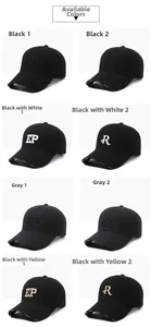 Grid view of winter wool baseball caps featuring EP and R embroidery in multiple colors