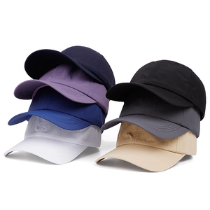 Minimalist Solid Color Baseball Cap Cotton Acrylic Adjustable Sun Protection Curved Brim Casual Sports Hat Women Men