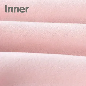 Conjunto de invierno rosa para niños con forro cálido de terciopelo de zorro plateado