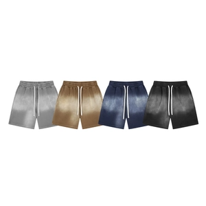 Pantaloncini vintage da uomo in cotone con coulisse in quattro colori sfumati diversi