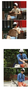 Detail of white straw Panama hat with sunglasses for men's outdoor summer fashion styling