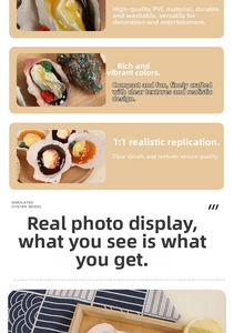 Detailed view of 1:1 scale realistic PVC oyster food model with waterproof texture