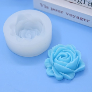 3D rose flower silicone mold for DIY baking, fondant cakes and handmade craft soaps