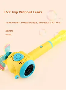 Detail of submarine bubble wand showing 360-degree leak-proof design and sealed structure