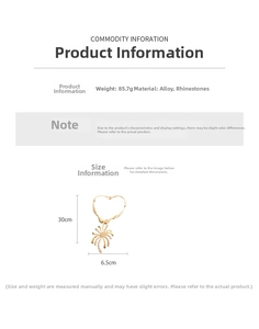 Guide des tailles pour collier pendentif araignée vintage en alliage doré et strass