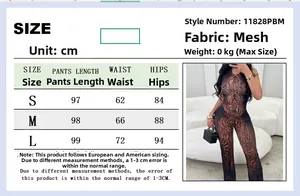 Größentabelle für Mesh-Halterneck-Top und High-Waist-Hose mit Zebra-Print-Muster