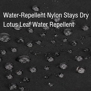 Waterproof nylon school backpack with lotus leaf hydrophobic effect and rain protection