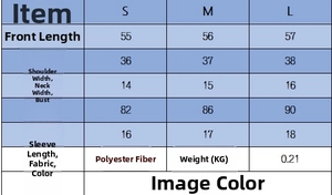 Detailed size guide table for women striped short sleeve polo shirt showing S M L dimensions