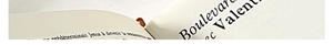 Close-up of open pages showing sharp printed text and minimalist layout on high quality paper