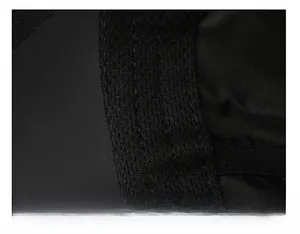 Detail view of the wide thickened sweatband with fine stitching on the breathable sports cap
