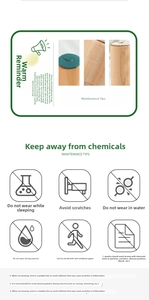 Detailed material guide for solid wood ring stands with velvet top and care instructions