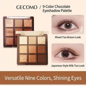 Eyeshadow Palette Multi Color Chocolate Earth Tones Matte Pearlescent Shimmer High Pigmented Long Lasting Eye Makeup