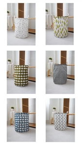 Collage of large capacity foldable laundry baskets featuring polar bear and whale prints