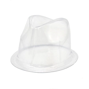 Clear PVC plastic hat support insert for Fedora hats for shape protection and display