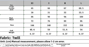 Guida alle taglie dettagliata per completo gilet e pantaloni a zampa con misure in centimetri