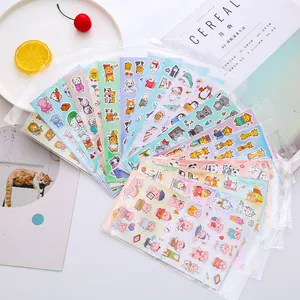 Cartoon Animal Stickers For Kids Student Scrapbooking Journal Decoration DIY Reward Gift Paper Decals Cute Multicolored