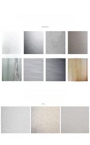 Guide for wall surface compatibility of punch-free bathroom tissue box holder