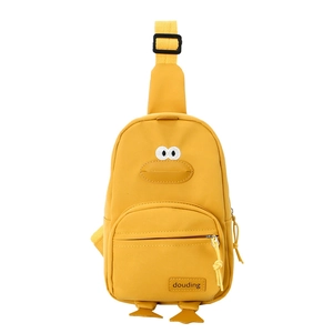 Simpatico marsupio a forma di papera gialla per bambini con tracolla regolabile
