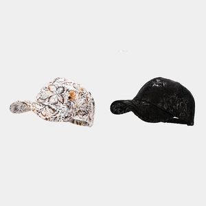 Baseball Cap Leaf Print Polyester Graffiti Streetwear Hip Hop Outdoor Sunshade Adjustable Curved Brim Hat Unisex