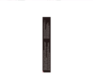 Détail de l'emballage du gloss brillant montrant des ingrédients clairs et la marque.