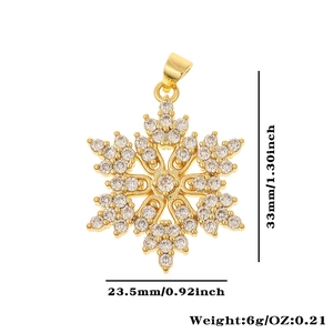 Nahaufnahme des goldenen Hexagramm-Anhängers mit Zirkonia, Maße 33mm x 23,5mm, 6g Gewicht