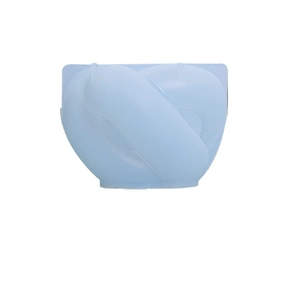 Moule en silicone en forme de nœud 3D pour bougies et savons artisanaux bleu clair mat