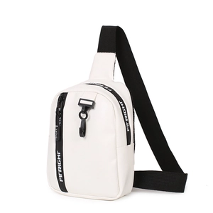 Borsa Da Petto Donna PU Pelle Borsa A Tracolla Tracolla Larga Colore A Contrasto Stile Street Sportivo Piccolo Messenger