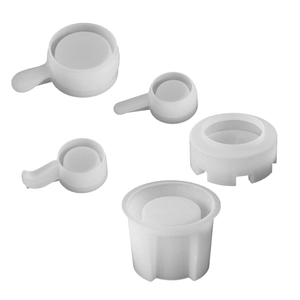 5-teiliges Silikonform-Set für Teewärmer und Kerzenhalter aus Kunstharz und Gips-DIY