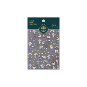 Holographic unicorn and rainbow nail art stickers with dreamy pearlescent laser finish
