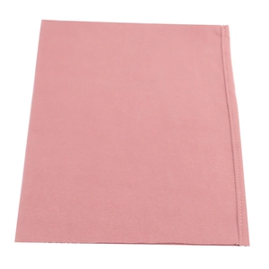 Detail shot of the pink high-elastic fabric texture and stitching of dog ear cover