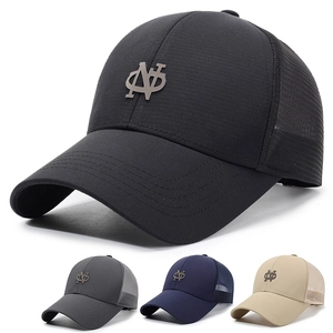 Casquette De Baseball En Filet Pour Hommes Et Femmes Respirante Protection Solaire Chapeau Trucker Extérieur Logo Lettre