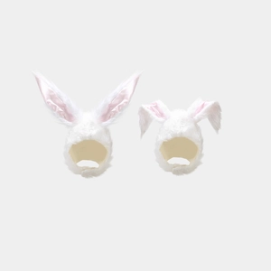 Chapeau Mignon À Oreilles De Lapin En Peluche Hiver Chaud Bonnet À Oreillettes Fausse Fourrure Pour Femmes