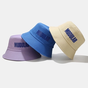 Cappello Da Pescatore In Tela Di Cotone Con Stampa Di Lettere Protezione Solare Estiva All'aperto Stile Streetwear
