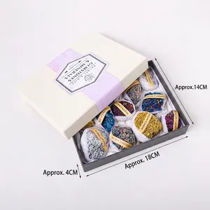 Natural crystal stone collection gift box with amethyst and agate for education