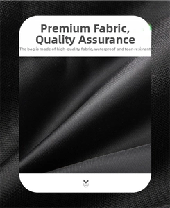 Detail view of water-resistant high-density black nylon fabric for laptop backpacks