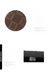 Detail aus 100% Baumwolle und präzise Nähte am Innenfutter der Winter-Baskenmütze