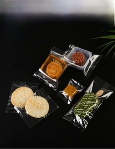 Food grade high transparency packaging bags for mooncakes and cookies in various sizes