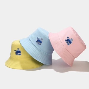 Cappello Da Pescatore In Cotone Con Ricamo A Balena Protezione Solare Estate All'aperto Viaggio Casual Per Donne Uomini