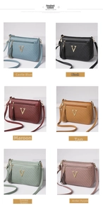 Women Crossbody Bag Fashion PU Leather Casual Shoulder Bag with Tassel Charm