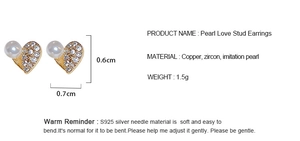 Détail des boucles d'oreilles cœur en perles avec tige en argent S925 et guide des tailles