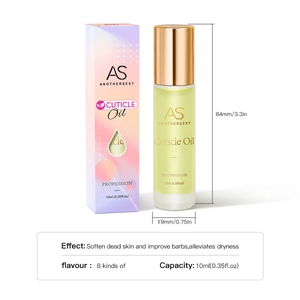 Aceite para cutículas AS 10ml en stick para nutrir uñas y aliviar la piel seca