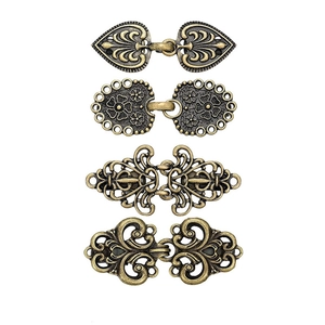 Retro Alloy Hollow Scarf Clip Cardigan Shawl Buckle Elegant Hanfu Brooch Collar Pin Vintage Clothing Accessories