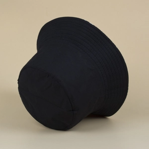 Cappello a secchiello nero classico per uomo e donna, elegante berretto parasole outdoor